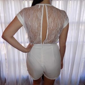 White Romper